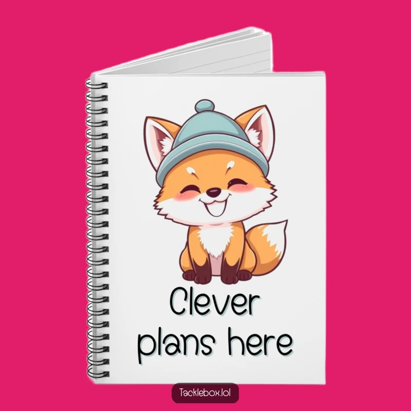 Funny Fox Cub Notebook: Dapper Angler Journal & Gift